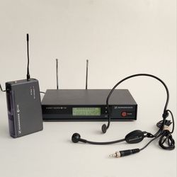 Sennheiser Diversity Receiver EW 100 w/ Bodypack Transmitter & Headset