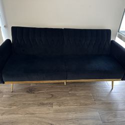 Black & Gold Couch 