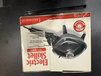 Continental Electric Family-Size Electric Skillet with Glass Lid