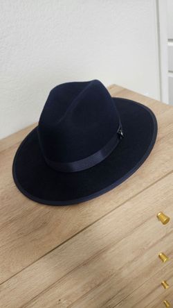 Blue  Felt Fedora Hat