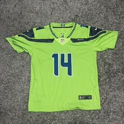 Size Youth XL -Youth Seattle Seahawks DK Metcalf Jersey Nike Neon Green Color-Rush