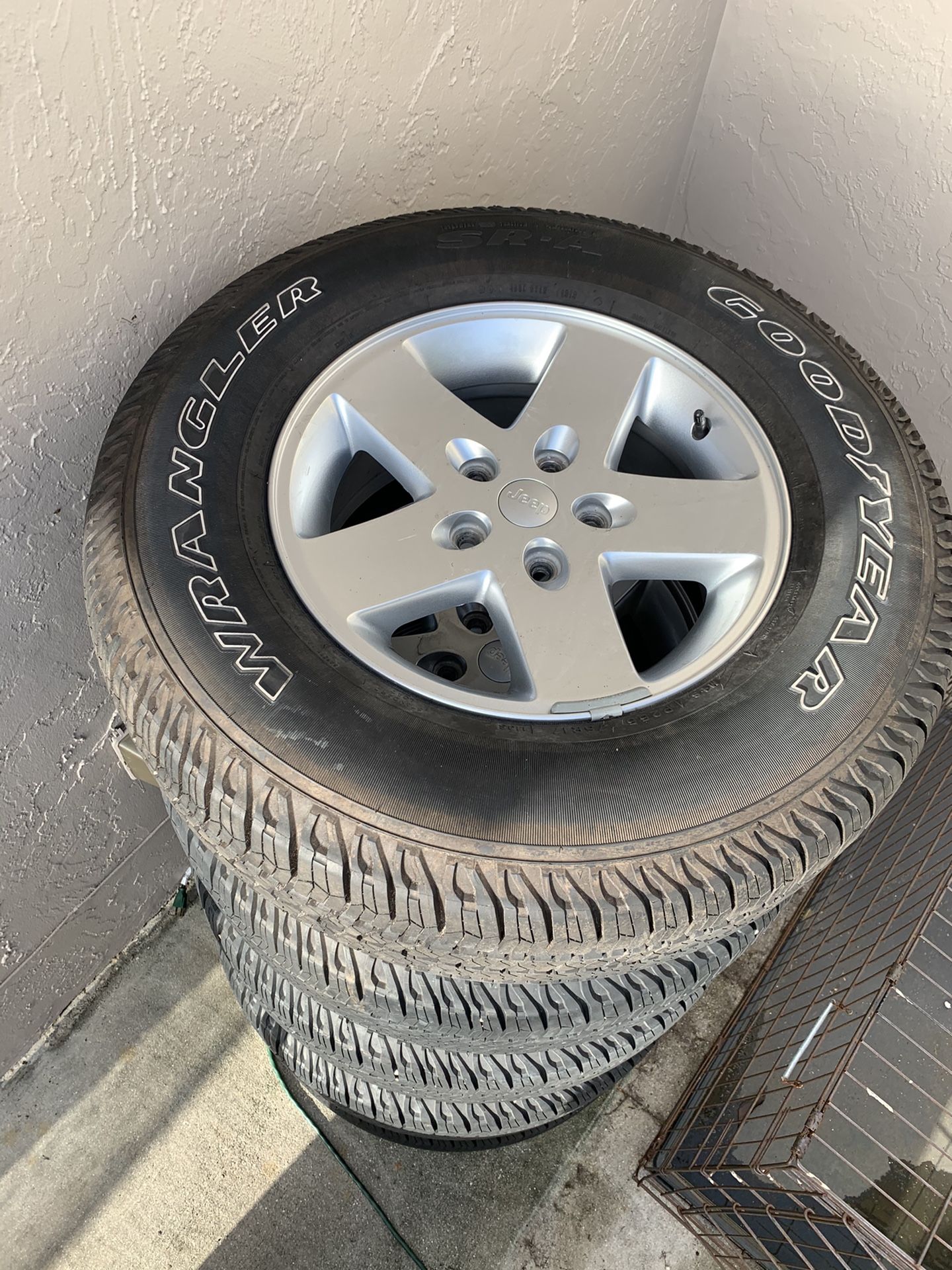 Jeep wrangler good year tires
