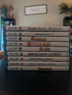 Lot of 9 Fun Nintendo Wii U Games for a GREAT Deal!