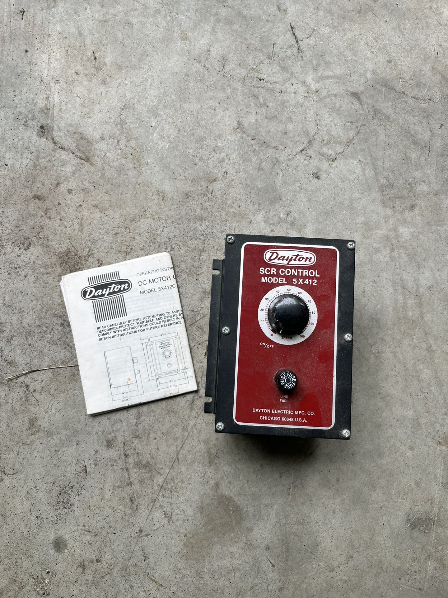 Dayton SCR Control Model 5X412