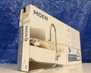Moen 87912SRS Georgene High Arc Kitchen Faucet - Spot Resist Stainless