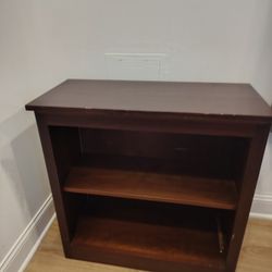 Solid Wooden 2-Shelf Bookcase – Espresso Brown
$45 (OBO)