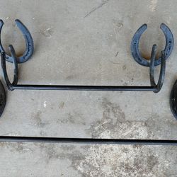 Southwestern Horseshoe Towel Rods