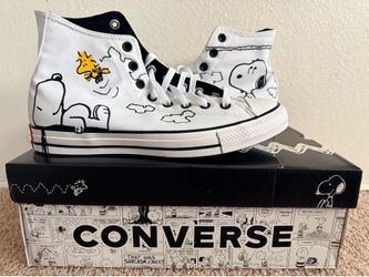 Converse x Peanuts Chuck Taylor All Star Snoopy & Woodstock Size 9.5 New