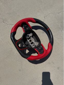 Carbon fiber steering wheel