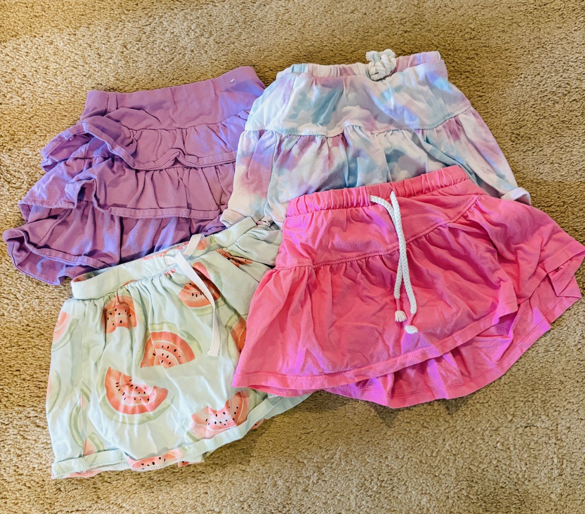 4 Pack: Assorted 3T Girl's Skirts