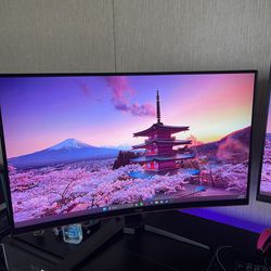 32’ 144hz 1ms Response Time Curved  Gaming Monitor 
