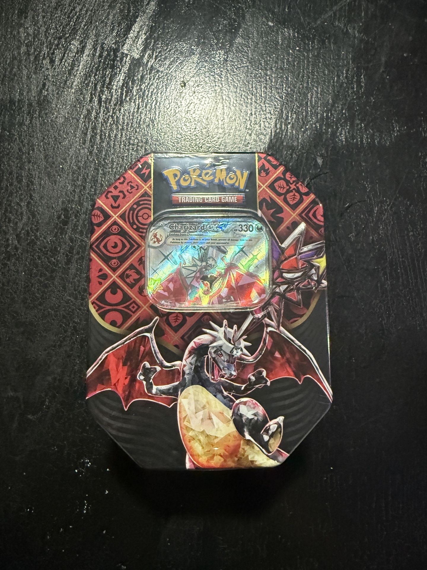 Pokemon TCG Scarlet & Violet Paldean Fates Charizard ex Tin