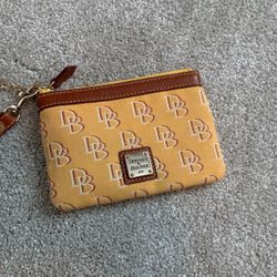 Yellow Dooney & Bourke Wristlet 