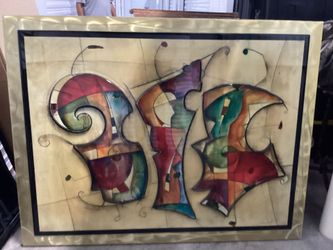 abstract framed artwork