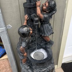 Boy And Girl Fountain 