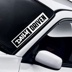 JDM Car Decal Sticker Vinyl Truck Window Windshield Daily Driven Racing