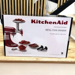 *NEW* KitchenAid Metal Food Grinder Attachment, KSMMGA