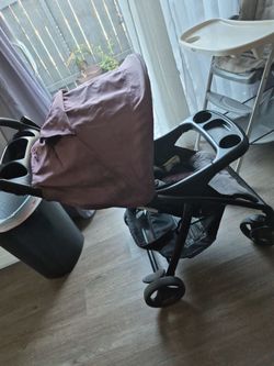 Graco purple stroller