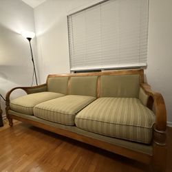 “Tommy Bahama” Tropical Mid Century 3-seat Sofa
