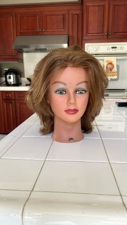 Jade Human Hair Mannequin Burmax