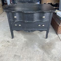 Old Sturdy Bachelor Chest Dresser 