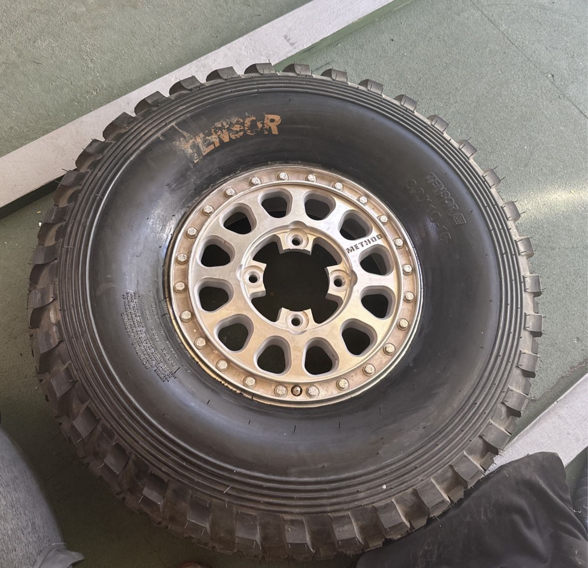 BRAND NEW tensor wheel/tire 15” 32