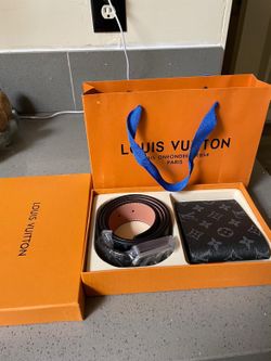 Louis Vuitton belt, Louis Vuitton wallet