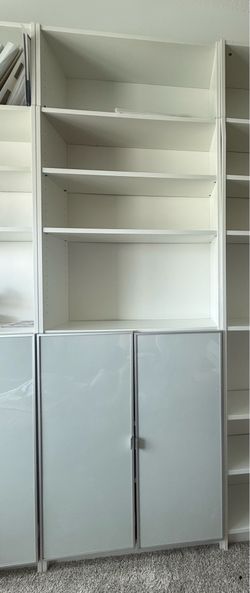 Billy Bookcase with Height Extension & Doors