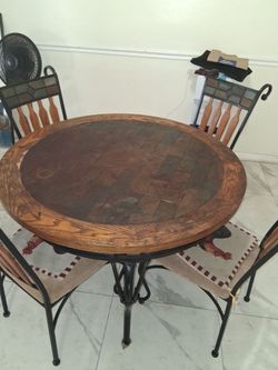 Dining table with 4 chairs