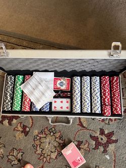 Poker Chip Set in Aluminum Case
