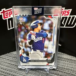 2026 Topps Now Shohei Ohtani #44 Crushes 1st HR Of Season Victorious 4-RBI Day