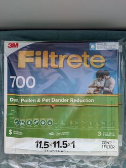 2 Filtrete 11.5x11.5x1 Air Filters