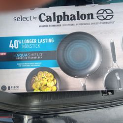 Select by Calphalon with AquaShield Nonstick 8pc Cookware Set 
