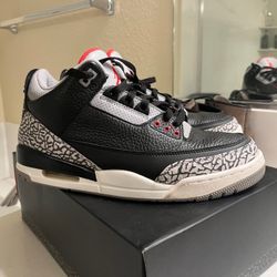 Jordan 3 OG Black Cement Size 9.5