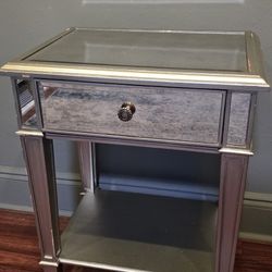 Pier 1 Imports Mirrored Accent Side Table
