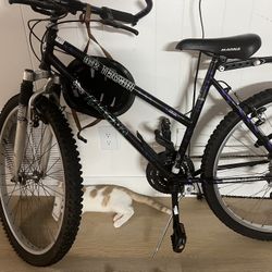 26” Mountain Bike - Shimano Gears - Black