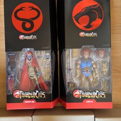Thundercats Super7 Figures Lion-o & Mumm-ra