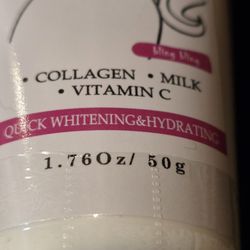 whitening body and face cream