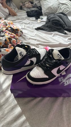Nike SB Dunk Low Purple Black White Sneakers