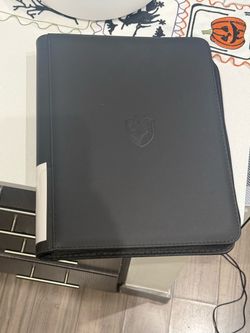 Black Zippered Trading Card Binder