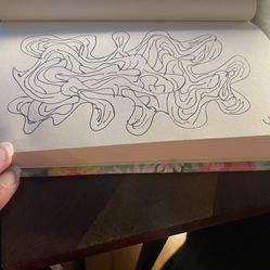 Untamed Abstract Drawing 