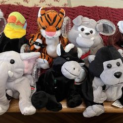 1998 International Coca Cola Bean Bag Beanies Plush Animals