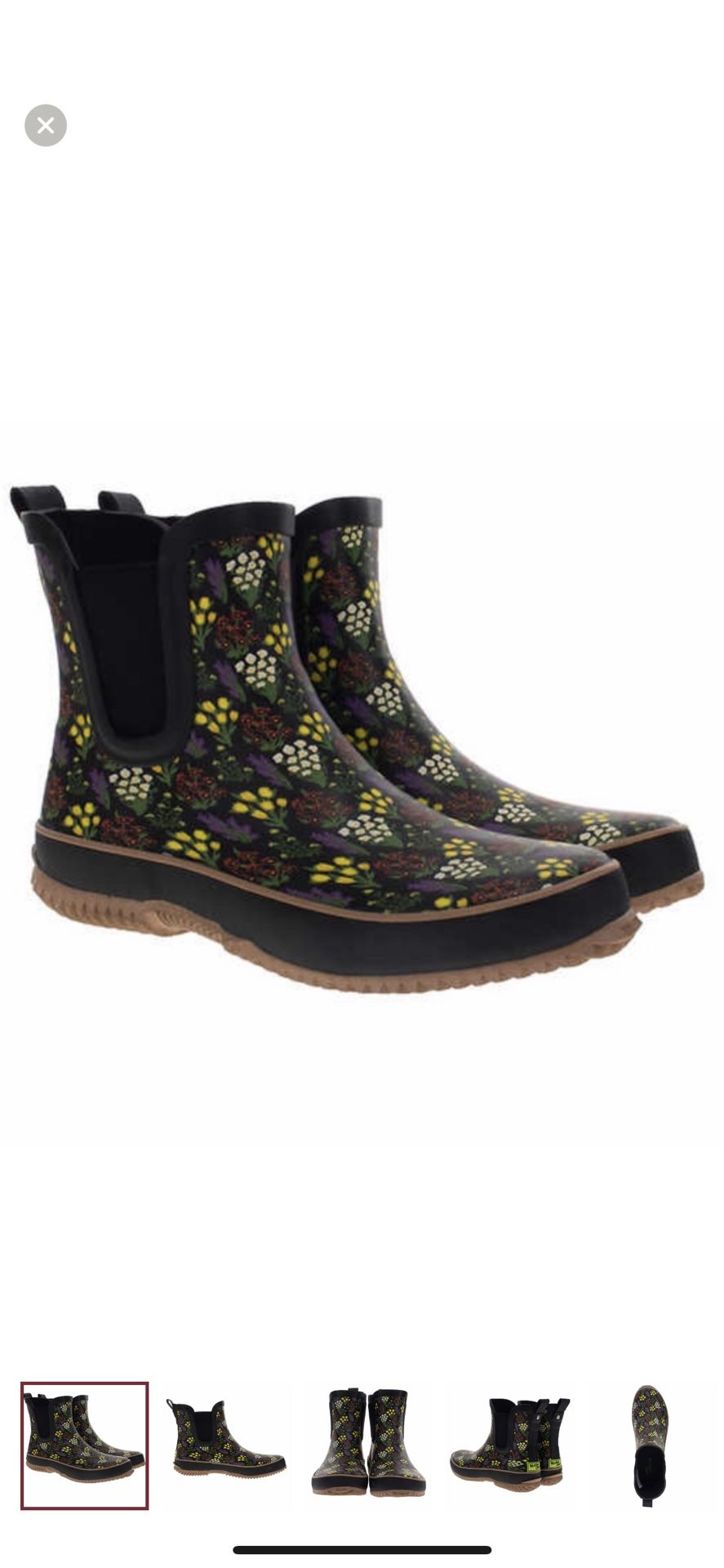 Western Chief Ladies Chelsea Rainboot ~ Black