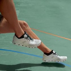ON Men's Cloud X Swiss Engineering Running Shoes, Aloe/White, 12