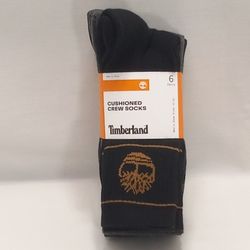 Timberland Cushioned Crew Socks 6 Pairs