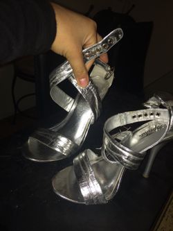 Silver heels