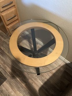 Designer Glass Table