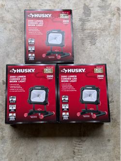 Husky 2000 LUMEN CORDED LED WORK LIGHT
