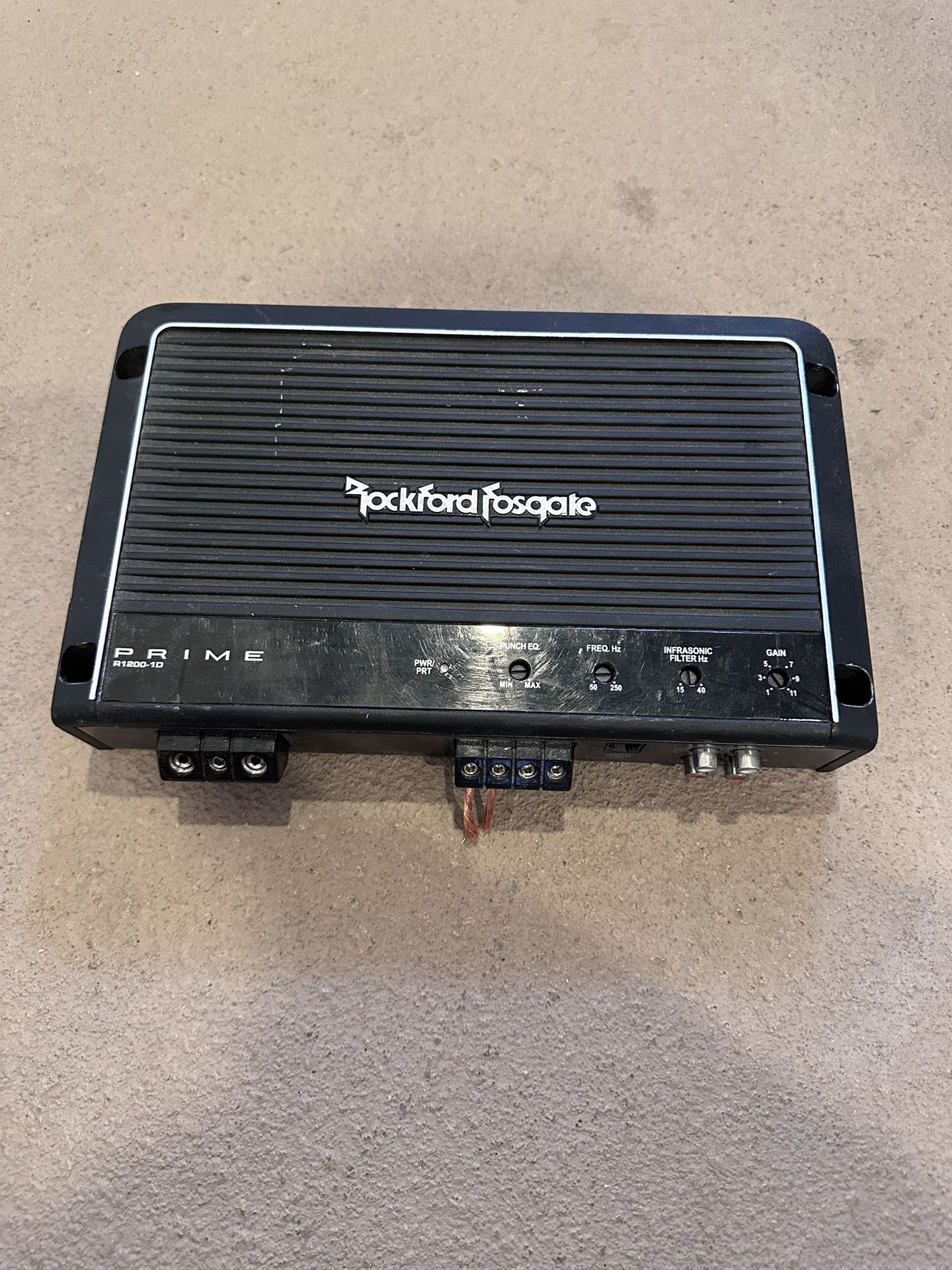 Rockford Fosgate R1200-1D Prime Mono Subwoofer Amplifier ~ 1,200 watts RMS