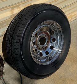 14” 205 75 14 (1) Ironman tire & rim only as pictured